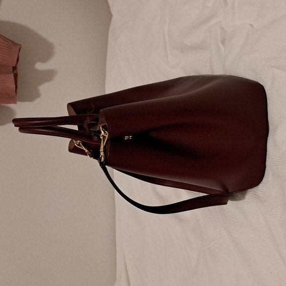 Ralph Lauren Leather Marcy Satchel - Picture 10 of 14